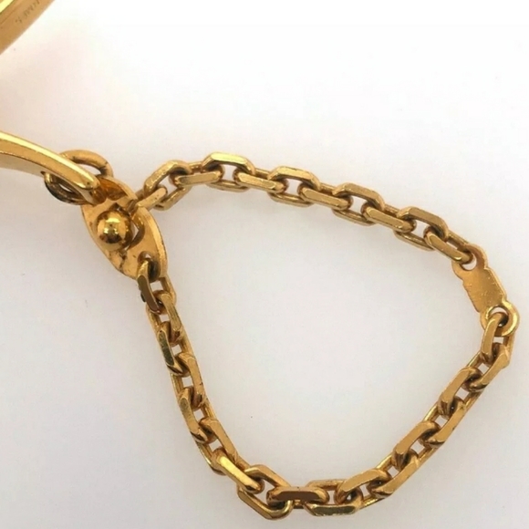 AUTHENTIC HERMES GOLD TONE KEYCHAIN ACCESSORY - Picture 4 of 8